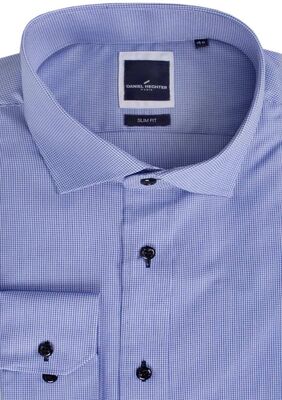 DANIEL HECHTER DOBBY DESIGN L/S SHIRT -shirts casual & business-KINGSIZE BIG & TALL