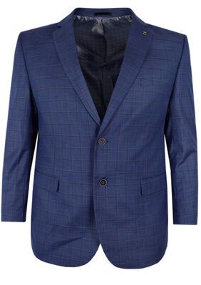 OLIVER OLLIE 27903 CHECK SPORTCOAT-tall range-KINGSIZE BIG & TALL