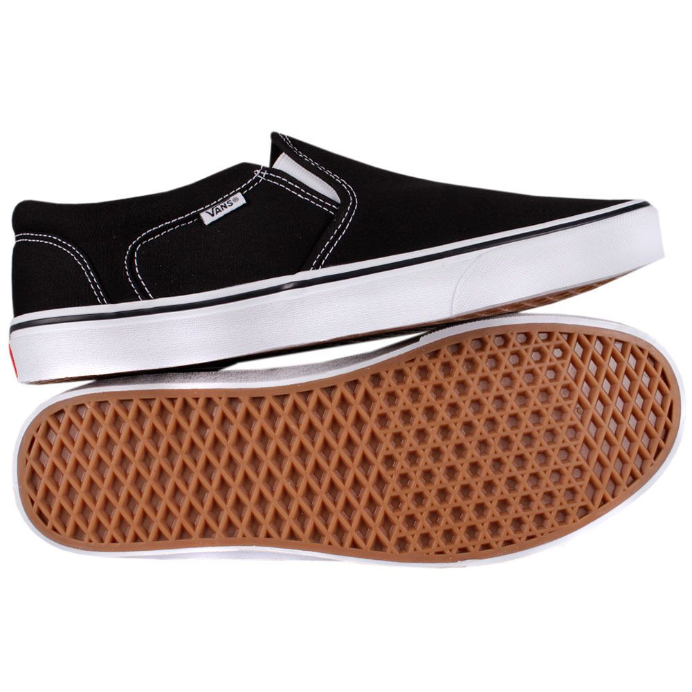 VANS ASHER SLIP ON CASUAL SHOE MEN S CASUAL SHOES BIG SIZE SHOES LARGE FOOTWEAR SIZE 14 SHOES SIZE 15 SHOES VANS W24