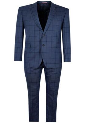 DANIEL HECHTER 512 WOOL CHECK SUIT-suits-KINGSIZE BIG & TALL