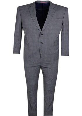 DANIEL HECHTER PRINCE WOOL CHECK SUIT-suits-KINGSIZE BIG & TALL