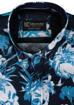 KAM DELICATE SKULL S/S SHIRT -shirts casual & business-KINGSIZE BIG & TALL