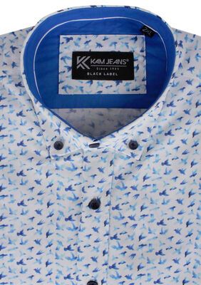 KAM BLUE BIRDS S/S SHIRT -shirts casual & business-KINGSIZE BIG & TALL