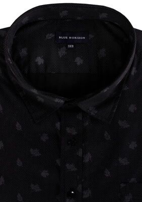 BLUE HORIZON DOT LEAF S/S SHIRT-shirts casual & business-KINGSIZE BIG & TALL