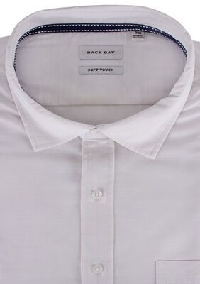 BACKBAY SELF DESIGN S/S SHIRT-shirts casual & business-KINGSIZE BIG & TALL