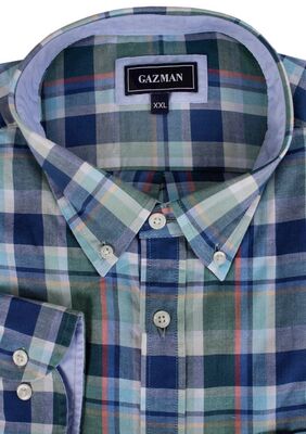 GAZMAN CLUBHOUSE L/S SHIRT-shirts casual & business-KINGSIZE BIG & TALL