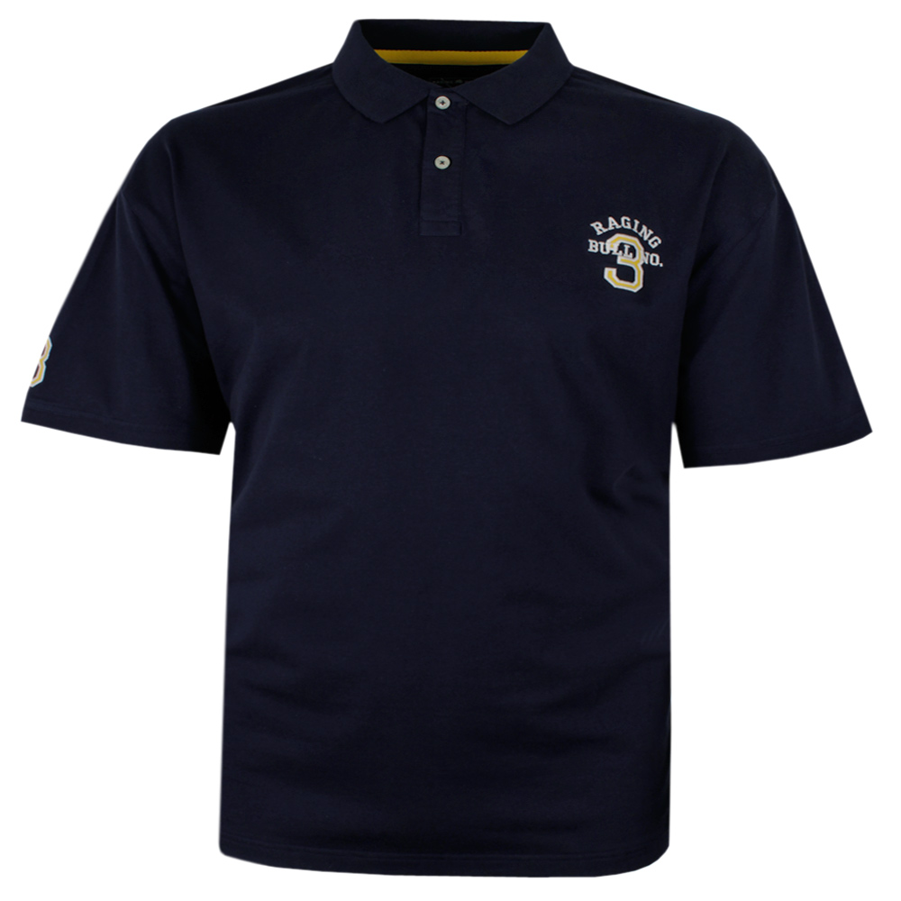 RAGING BULL 'Number 3' POLO - BRANDS-RAGING BULL : BIG AND TALL ...