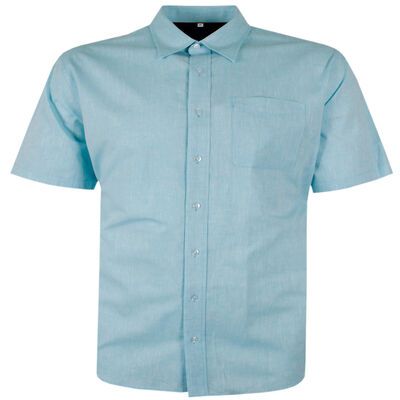 PERRONE LINEN BLEND S/S SHIRT-shirts casual & business-KINGSIZE BIG & TALL