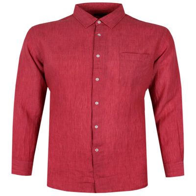 GAZMAN FRENCH LINEN L/S SHIRT-new arrivals-KINGSIZE BIG & TALL