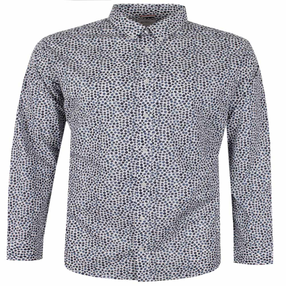 BEN SHERMAN DITSY PETAL L/S SHIRT - BIG SIZE MENS SHIRTS PLUS SIZE ...