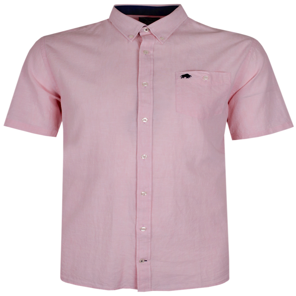 RAGING BULL CASUAL LINEN BLEND S/S SHIRT - BIG SIZE MENS SHIRTS PLUS ...