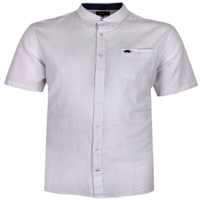 RAGING BULL CASUAL LINEN BLEND S/S SHIRT-shirts casual & business-KINGSIZE BIG & TALL