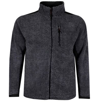 ESPIONAGE BONDED FLEECE JACKET -fleecy tops & hoodies-KINGSIZE BIG & TALL