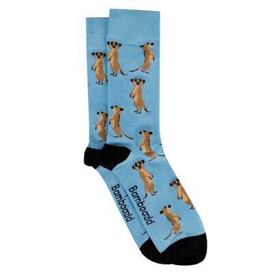 BAMBOOZLD MEERKAT BAMBOO SOCKS 11 - 14-socks-KINGSIZE BIG & TALL