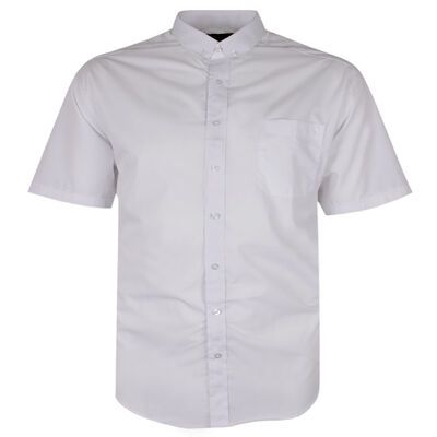 KAM PLAIN BUTTON-DOWN S/S SHIRT-shirts casual & business-KINGSIZE BIG & TALL