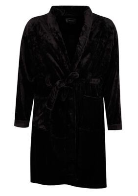 KAM VELOUR DRESSING GOWN-sleepwear-KINGSIZE BIG & TALL