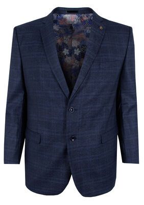 OLIVER 332-1717 CHECK SUIT COAT-new arrivals-KINGSIZE BIG & TALL