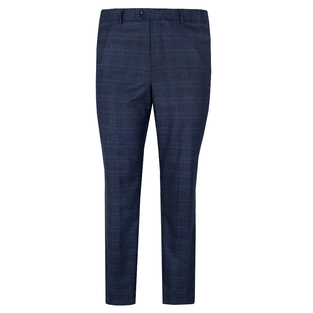 OLIVER 33217-17  CHECK SUIT TROUSER