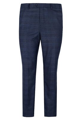 OLIVER 33217-17  CHECK SUIT TROUSER-new arrivals-KINGSIZE BIG & TALL