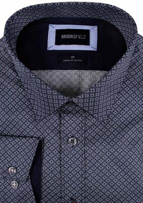 BROOKSFIELD FORMAL FLORAL L/S SHIRT-new arrivals-KINGSIZE BIG & TALL