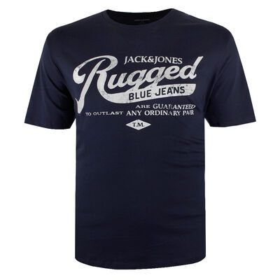 JACK & JONES RUGGED JEANS T-SHIRT-new arrivals-KINGSIZE BIG & TALL