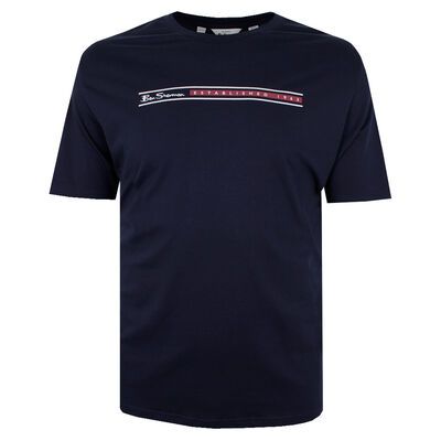 BEN SHERMAN CORE STRIPE T-SHIRT-new arrivals-KINGSIZE BIG & TALL