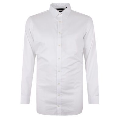 BROOKSFIELD DIAMOND 44 TALL L/S BUSINESS SHIRT-new arrivals-KINGSIZE BIG & TALL