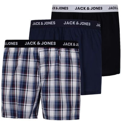 JACK & JONES 3PACK WOVEN BOXERS-new arrivals-KINGSIZE BIG & TALL
