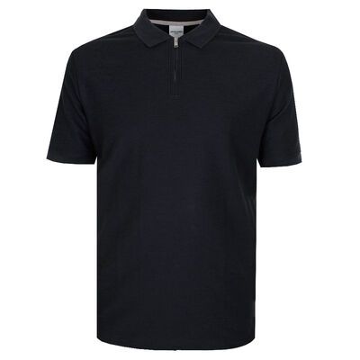 JACK & JONES TEX ZIP POLO -new arrivals-KINGSIZE BIG & TALL