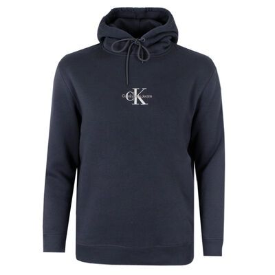 CALVIN KLEIN MONO FLEECED HOODY-new arrivals-KINGSIZE BIG & TALL