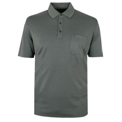 CASA MODA BIRDSEYE POLO-new arrivals-KINGSIZE BIG & TALL