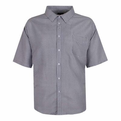 CIPOLLINI 93-123 GEO S/S SHIRT-new arrivals-KINGSIZE BIG & TALL