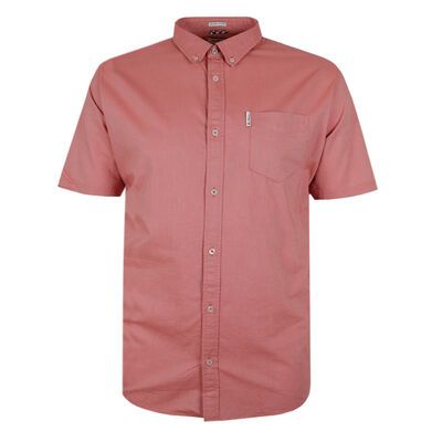 BEN SHERMAN SIGNATURE OXFORD S/S SHIRT-new arrivals-KINGSIZE BIG & TALL