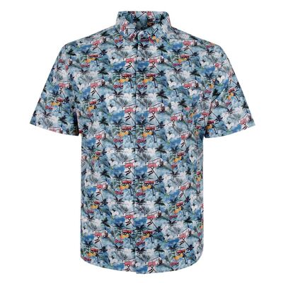 DARIO BELTRAN UMBRETE KOMBI S/S SHIRT-new arrivals-KINGSIZE BIG & TALL