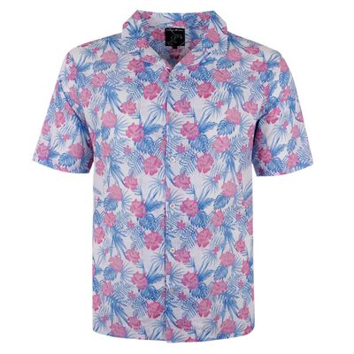 RAGING BULL PINK FLORAL S/S SHIRT-new arrivals-KINGSIZE BIG & TALL