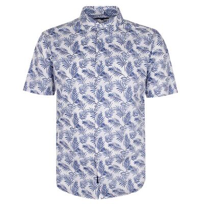 GAZMAN FERN PALM S/S SHIRT-new arrivals-KINGSIZE BIG & TALL