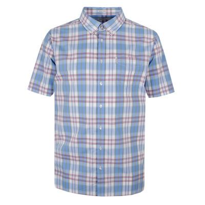 BEN SHERMAN CHECK 57 S/S SHIRT-new arrivals-KINGSIZE BIG & TALL