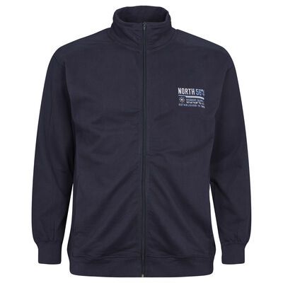 NORTH 56° NORDIC SUP ZIP SWEAT TOP-new arrivals-KINGSIZE BIG & TALL