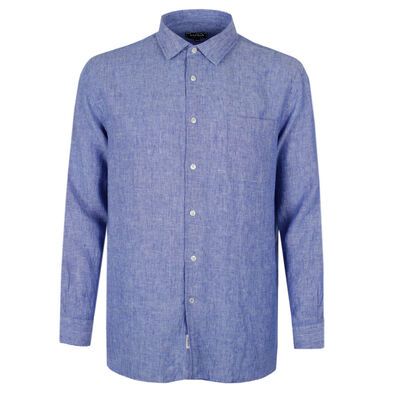 GAZMAN 250 FRENCH LINEN L/S SHIRT-new arrivals-KINGSIZE BIG & TALL