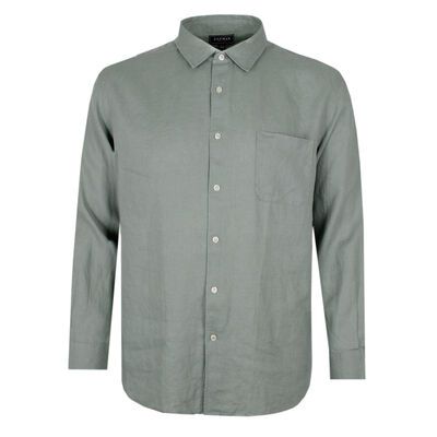 GAZMAN 250 FRENCH LINEN L/S SHIRT-new arrivals-KINGSIZE BIG & TALL
