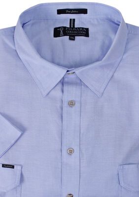PILBARA CHAMBRAY 2 POCKET S/S SHIRT-new arrivals-KINGSIZE BIG & TALL