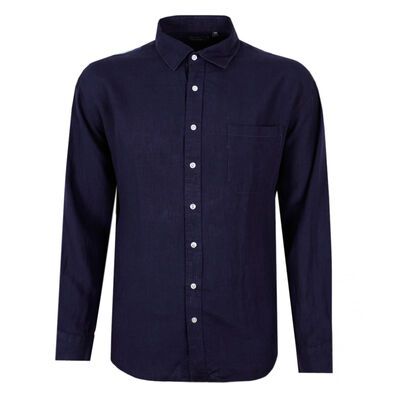 BACKBAY .225 PLAIN LINEN L/S SHIRT-new arrivals-KINGSIZE BIG & TALL