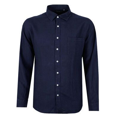 BACKBAY .225 PLAIN LINEN L/S SHIRT-new arrivals-KINGSIZE BIG & TALL