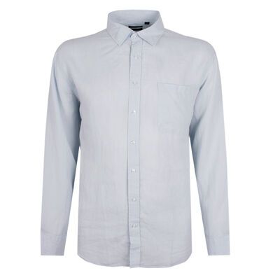 BACKBAY .225 PLAIN LINEN L/S SHIRT-new arrivals-KINGSIZE BIG & TALL