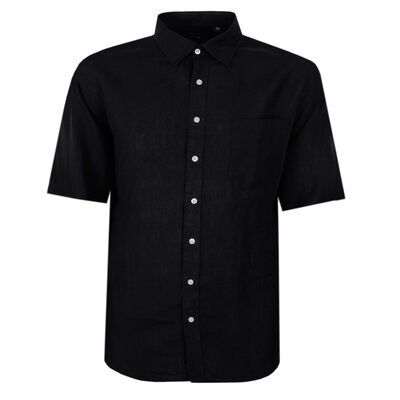 BACKBAY .225 PLAIN LINEN S/S SHIRT-new arrivals-KINGSIZE BIG & TALL