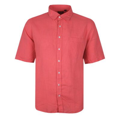 BACKBAY .225 PLAIN LINEN S/S SHIRT-new arrivals-KINGSIZE BIG & TALL