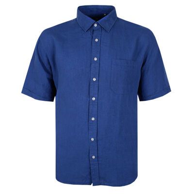 BACKBAY .225 PLAIN LINEN S/S SHIRT-new arrivals-KINGSIZE BIG & TALL