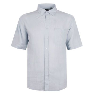 BACKBAY .225 PLAIN LINEN S/S SHIRT-new arrivals-KINGSIZE BIG & TALL