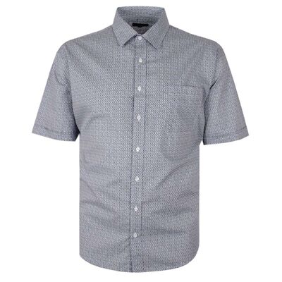 BLUE HORIZON 661 GEO S/S SHIRT-new arrivals-KINGSIZE BIG & TALL