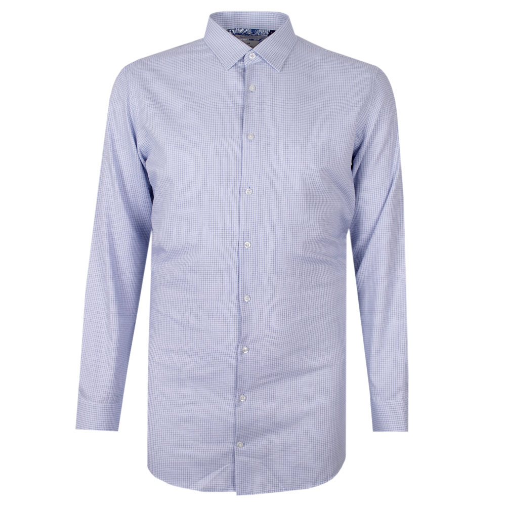 BROOKSFIELD 71 MINI CHECK LS/S BUSINESS SHIRT